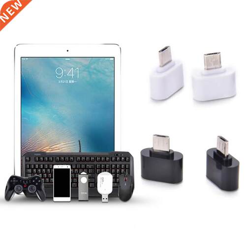 2PC Micro USB Male to USB 2.0 Adapter OTG Converter For Andr