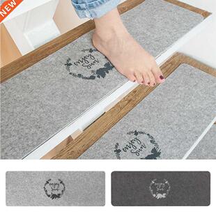 7/14PCS 55X20cm Stair Tread Mats Self-adhesive Non-slip Stai