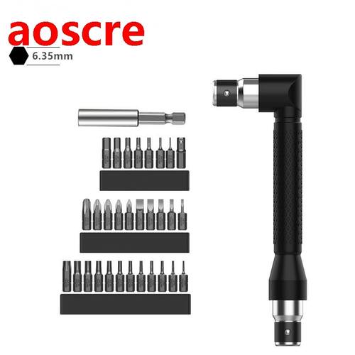 BROPPE 90 Degree Rig Angle Bit Turner Elbow Screwdriver 1/