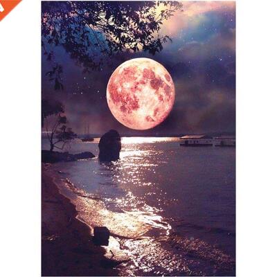 4 Pack Night Moon 5D  Diamond Painting Kits Full Drill Rh