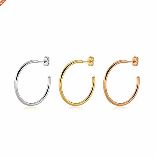Round Design Earring Studs Elegant Fashion Women Jewelry Gir