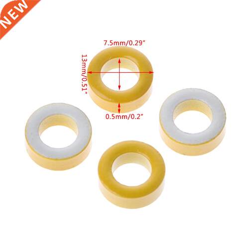 50 Pcs/Set T50-26 Iron Power Core Toroidal Ferrite Rings 7.5