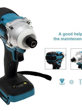 Brushless Cordless Electric Impact Wrench 1/4″ Socket