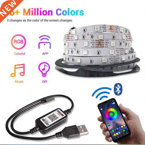 1/2/5M LED Strp Lghts USB Lghts Musc Sync Ropes Lghts F