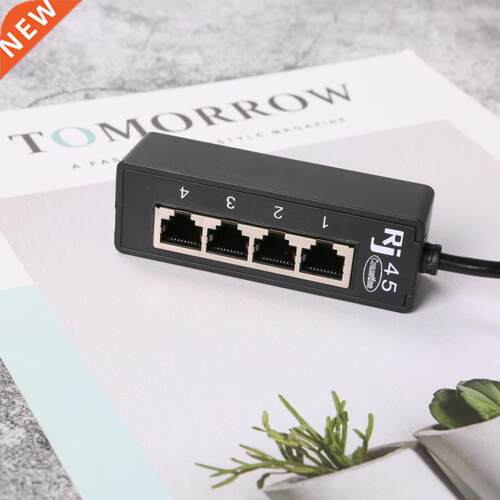 CATS Ethernet Cable Splitter Adapter Cable 1 Male To 4 Femal