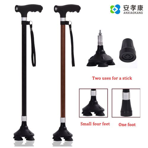 2020 New Old Man Walking Stick Telescopic Canes T Handle Bas