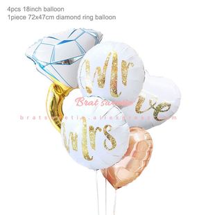 Just Married Photo Booth Frame Props Wedding Decoration Brid