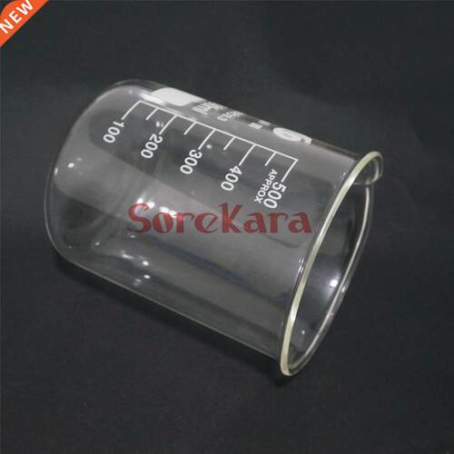 500ml Low Form Beaker Chemistry Laboratory Borosilicate Glas