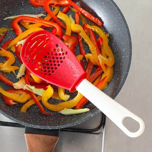 Fried Shovel Pan Scoop Hanging Hole Hotel Kitchen Tool Barbe
