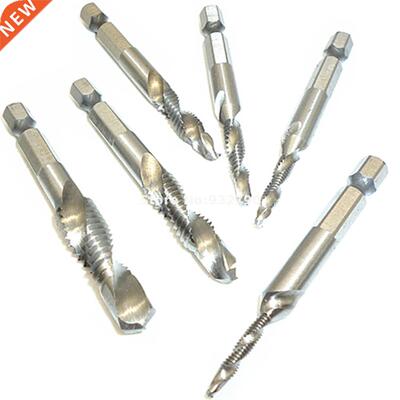 6pcs Sae Drill Tap Hss Deburr Bit 1/8
