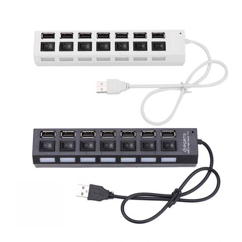 7-port High-Speed USB 2.0 Hub Splitter apter With Laptop o