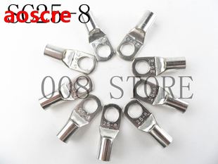 50pcs/Lot SC25-8 25mm2 8mm Bolt Hole Tinned Copper Cable lug