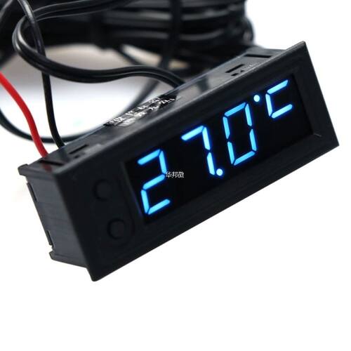 DIY Multifunction Clock Car Temperature Battery Voltage Moni