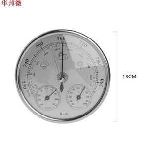 130mm Atmospheric Pressure Temperature Hygrometer Weather St