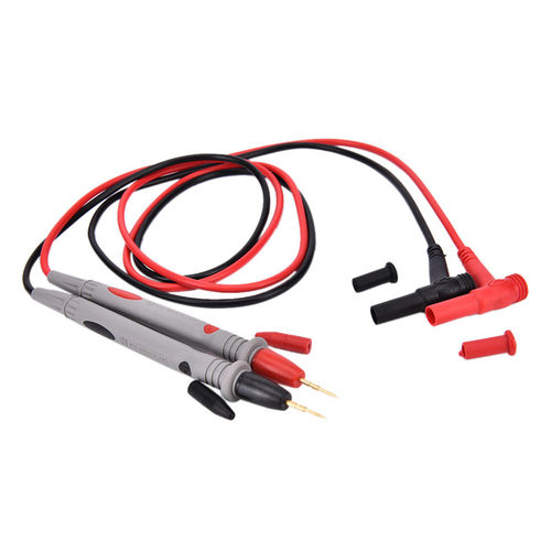 2Pcs/Set Needle Silicone Wire gold-plate Tip Probe Test Lead