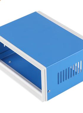 Blue Metal Enclosure Project Case  Junction Box Accessor