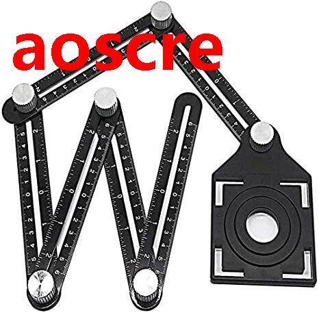 Tile Hole Locator Adjustable Tool Masonry Glass Fixed Angle