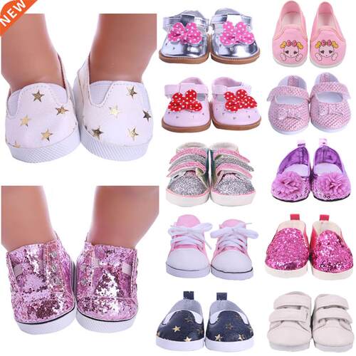 Doll Shoes Clothes Handmade Boots 7Cm Shoes For 18 Inch Amer