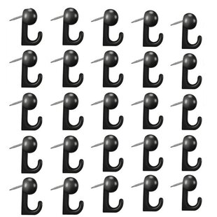 50 Pcs Creative Hook-shaped Push Pin Paper Photo Memo Docume