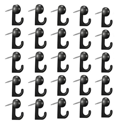 50 Pcs Creative Hook-shaped Push Pin Paper Photo Memo Docume