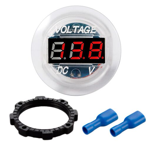 NEW Car Motorcycle DC12V-24V LED Panel Digital Voltage Meter