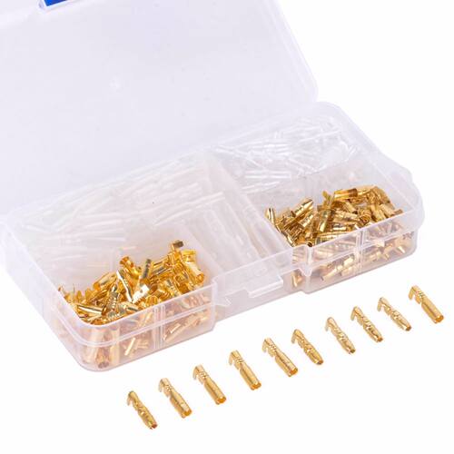 120pcs 3.5mm Bullet Terminal Connector Male & Female Ter