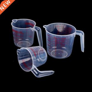 250/500/1000ML Plastic Clear Measuring Cup Jug Pour Spout Su