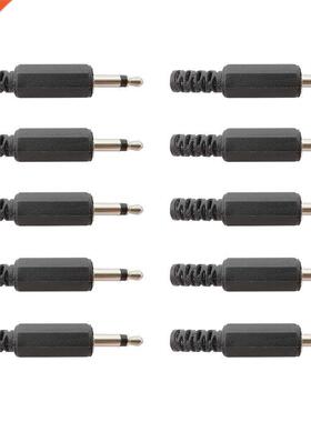 10/20Pcs Repair 3.5mm Audio Mono Plug Solder Connector 3.5 H