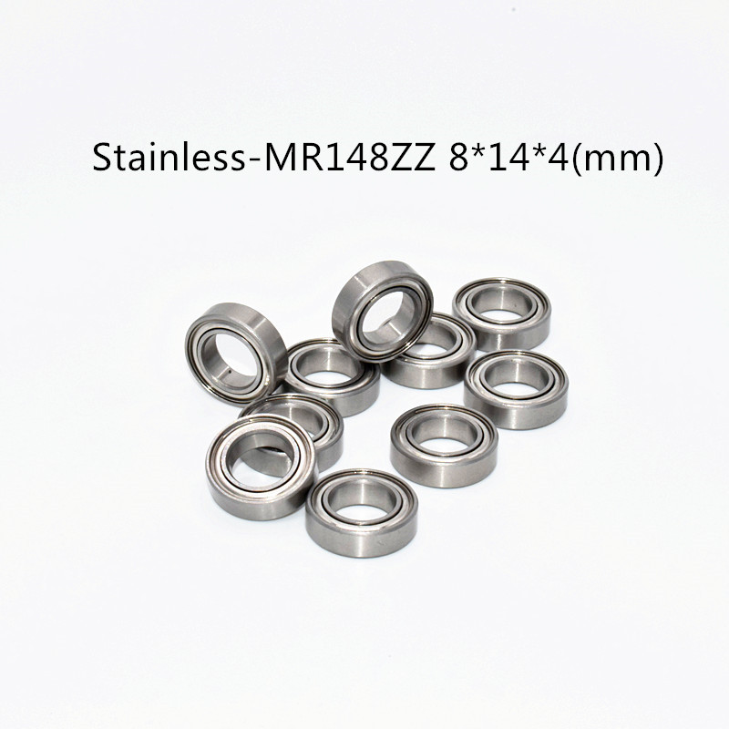 Stainless steel 10PCS SMR148ZZ 8*14*4(mm) free shipping ant