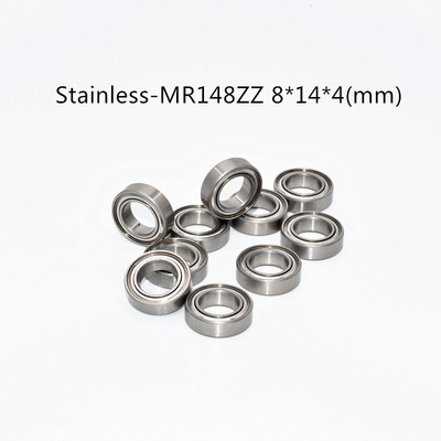 Stainless steel 10PCS SMR148ZZ 8*14*4(mm) free shipping ant