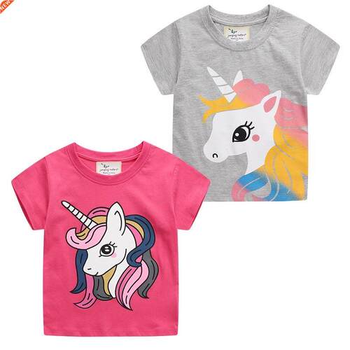 2 3 4 5 6 7 Years Summer Baby Girls Short Sleeve T-shirt Chi
