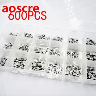 FreeShipping 600PCS/Set 18 type Cold naked terminal Ring For