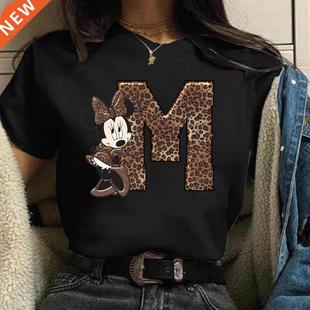 Women's Custom Name Letter Combination Printing T-Shirt