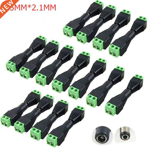 Cable Connector 5pcs 10pcs 100pcs 5.5*2.1MM Female Male DC P