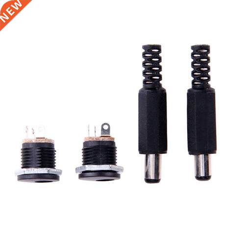 10pairs 12V/3A Male Plug + Female Plug Socket Panel Mount Ja