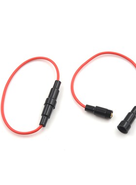 5*20mm Glass Fuse Holder Screw Type  Wire Cable 250V Glass F