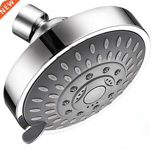 1PC Shower Head Shower Head High Pressure 4 Inch 5-setting A