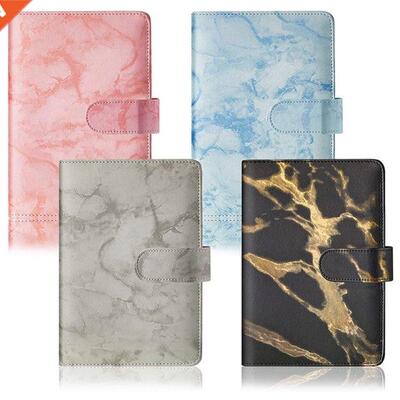 A6 PU Notebook Binder Marble Refillable Binder With Magnetic