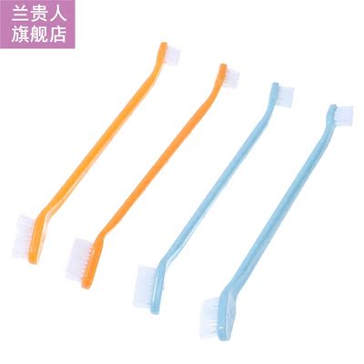 1PCS Pet Toothbrush Double Ended Toothbrush Pet Dog Cat Oral