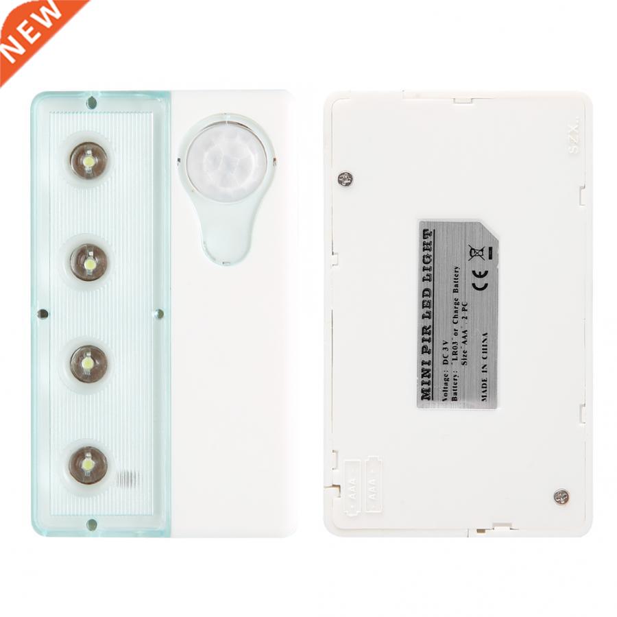 4 LED PIR Motion Sensor Infrared Induction Safety LED Corr