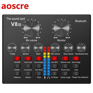 V8S Live External Bluetooth Sound Card SmartPhone Voice Chan