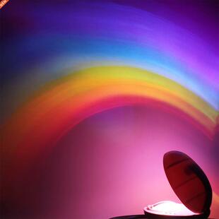 Rainbow Projection Lamp LED Color Night Light 3 Modes projec