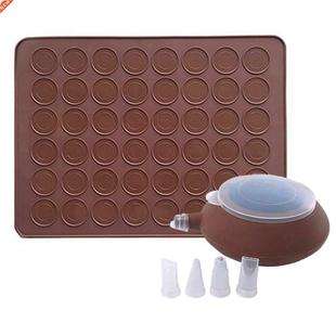 Macaroon Kit Macaron Silicone Mat Non-Stick Baking Mold Set