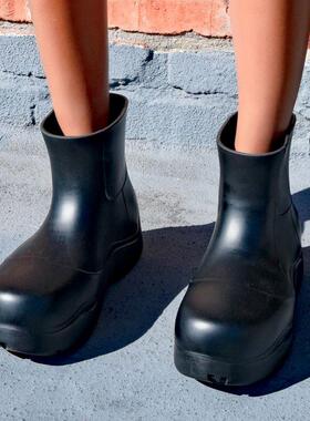 2021 Women Modern Fashion Design Rainy Boots Solid EVA Water