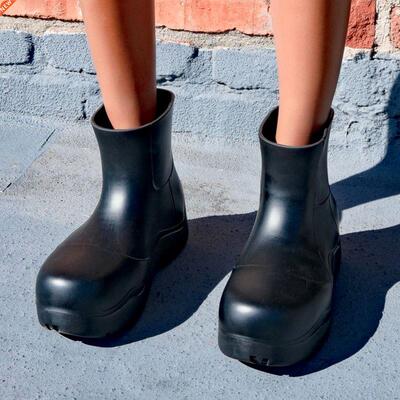 2021 Women Modern Fashion Design Rainy Boots Solid EVA Water