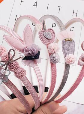 1Pcs Children Cute Colors Bowtie Cartoon Hair Hoop Hairbands