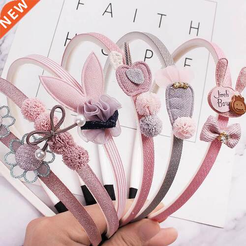 1Pcs Children Cute Colors Bowtie Cartoon Hair Hoop Hairbands