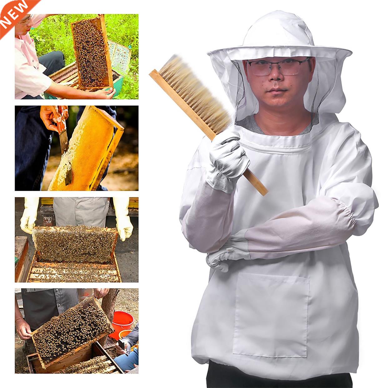 Beekeeping Beekeeper Equipment Tool 4pcs/Set Breathable Suit