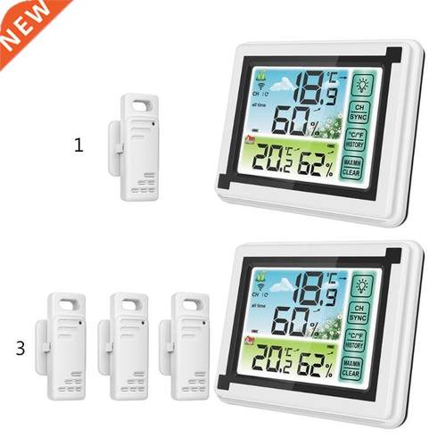 Indoor Outdoor Wireless Digital Weather Station Max Min Reco