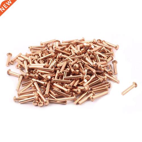 100 Pcs 5/64nch x 25/64nch Round Head Copper Sold Rvets